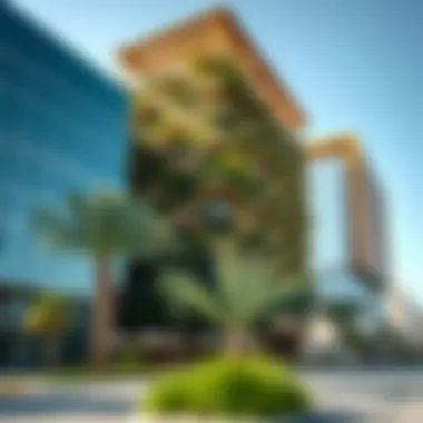 Sustainable Urban Practices at Al Manara Center Sustainable urban practices implemented by Al Manara Center