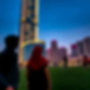 Community engagement activities surrounding Al Yasmeen Tower emphasizing its impact on local residents