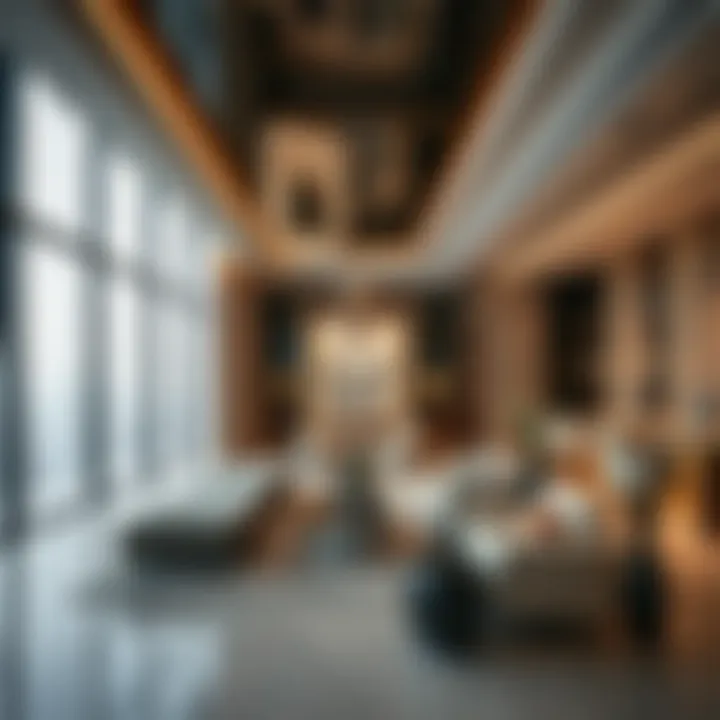 Interior amenities of Al Yasmeen Tower highlighting luxury features and spacious layouts
