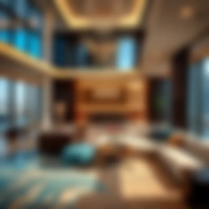 Luxurious amenities inside Clover Bay Tower, highlighting modern living standards.