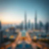 A panoramic view of Dubai's skyline showcasing iconic real estate