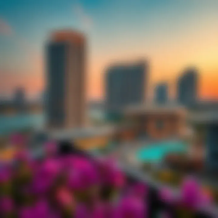 Prime location view of Damac Vera in Dubai