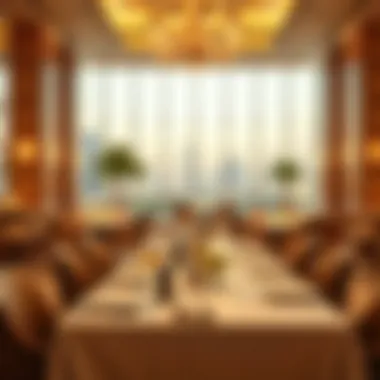 Elegant Dining Experience at Edge Creek Hotel Dining area with gourmet offerings at Edge Creek Hotel