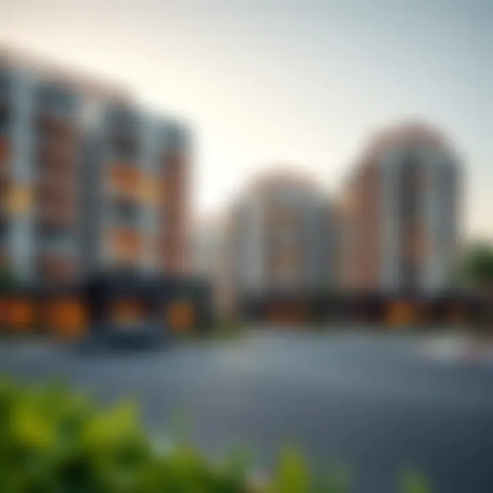Modern residential buildings in Al Nahda reflecting lifestyle