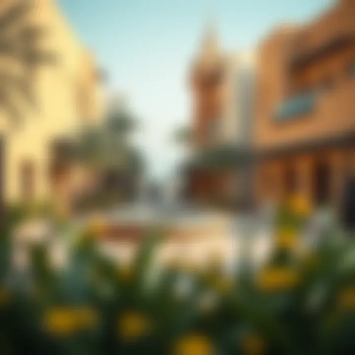 Vibrant community spaces in Al Zahya