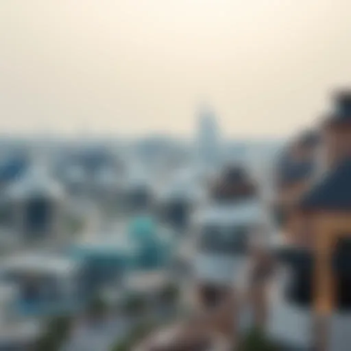 Panoramic view of Al Zahya showcasing modern architecture
