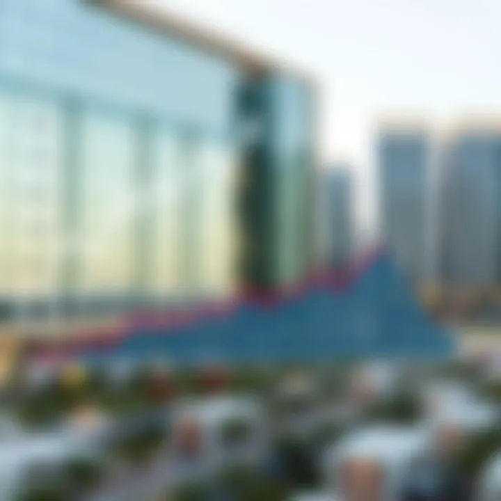Graph depicting investment trends in the Bayt Dubai real estate market