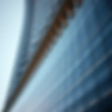 Architectural details of Dubai Star Tower's facade