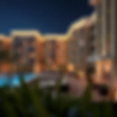 Luxury Living in Jumeirah Village Circle Contemporary apartment complex in JVC highlighting luxury living