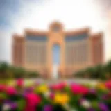 Iconic view of Atlantis The Palm showcasing its architectural grandeur