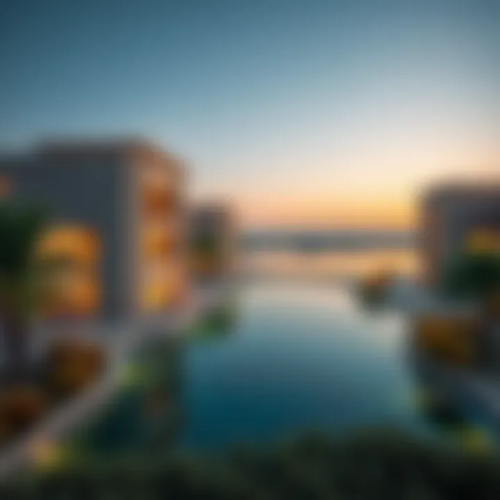 Architectural designs inspired by Qudra Love Lake in nearby developments