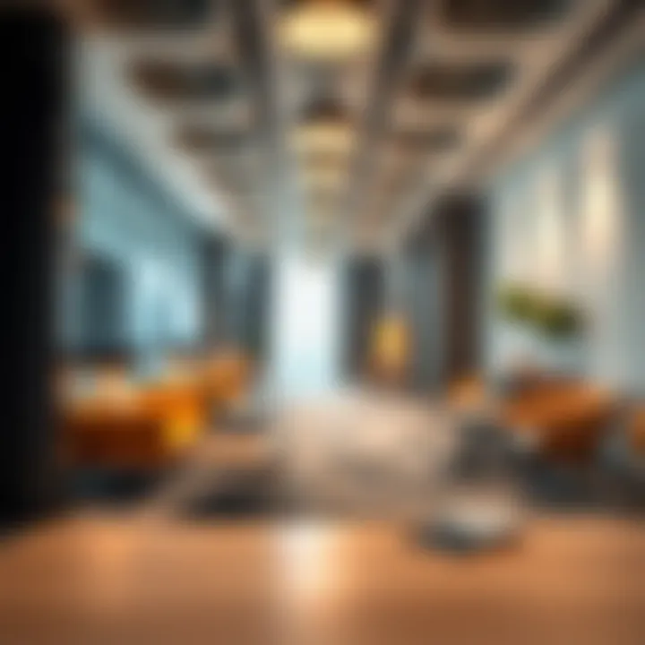 Interior spaces designed for modern corporate environments in Tamani Arts Offices