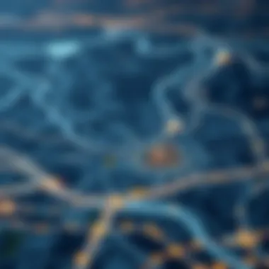 Map highlighting the strategic location of Motor City within Dubai
