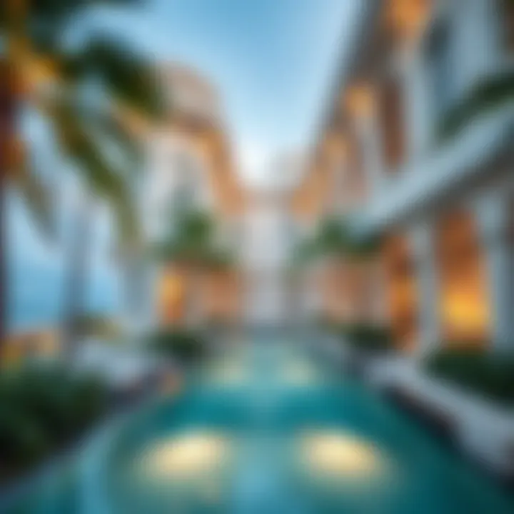 Architectural marvel of beachfront properties at Palm West Beach