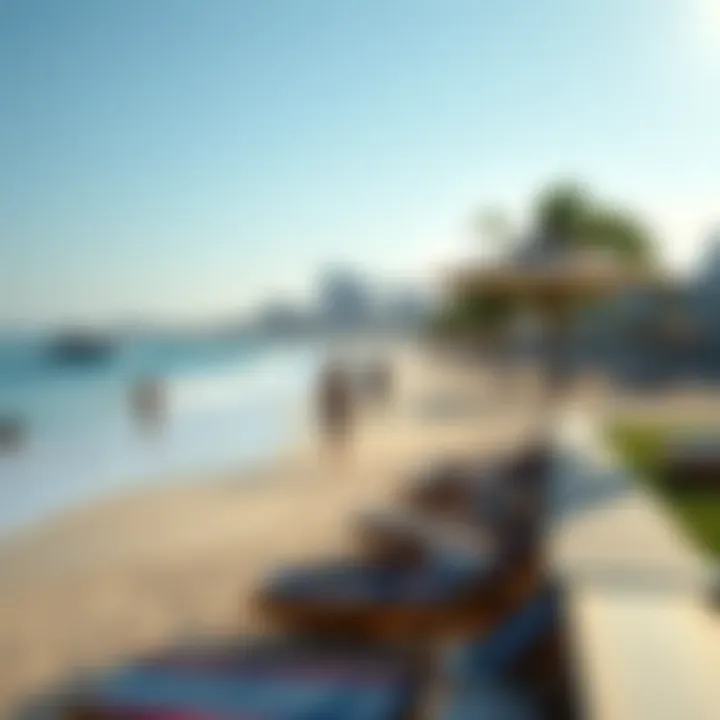 Vibrant beach life and leisure activities at Palm West Beach