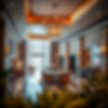 Elegant Lobby of Manor Hotel Furjan Luxurious lobby interior of the Manor Hotel Furjan