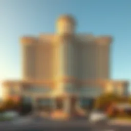Exterior view of Monaco Hotel showcasing its unique architecture