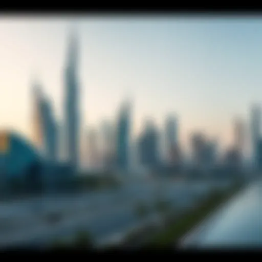 UAE skyline showcasing modern architecture