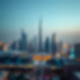 Spectacular skyline view of SLS Dubai Hotel & Residences