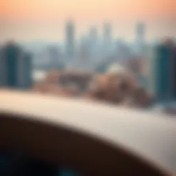 A picturesque view of Bur Dubai showcasing its skyline and architecture